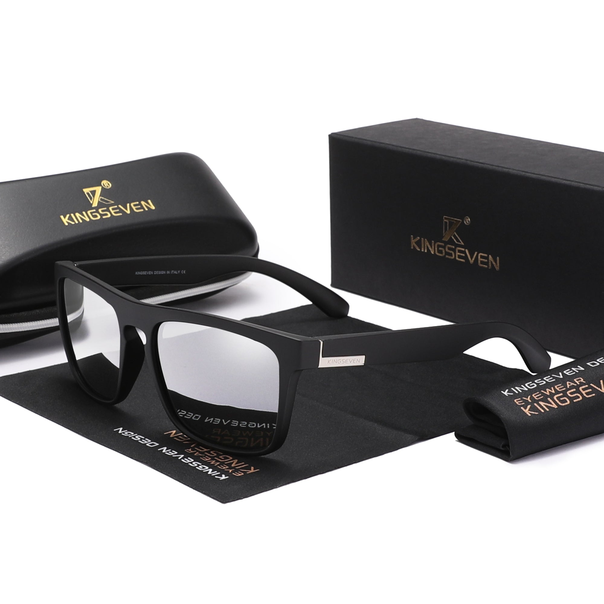 Kingseven - 2025 Designer Sunglasses with Polarized Lenses – Stylish Eyewear for Men and Women
