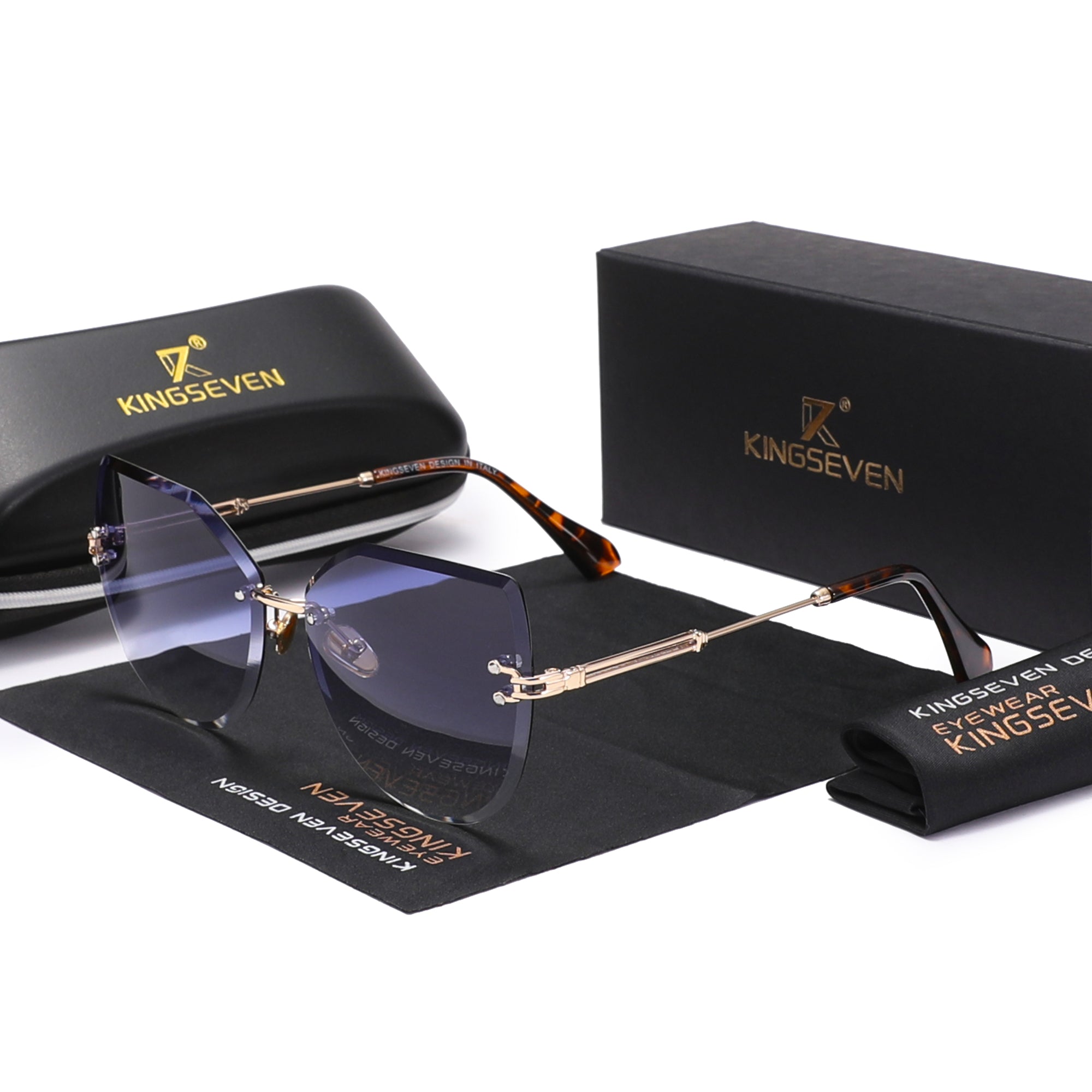 Kingseven - 2025 Designer Sunglasses with Polarized Lenses – Stylish Eyewear for Men and Women