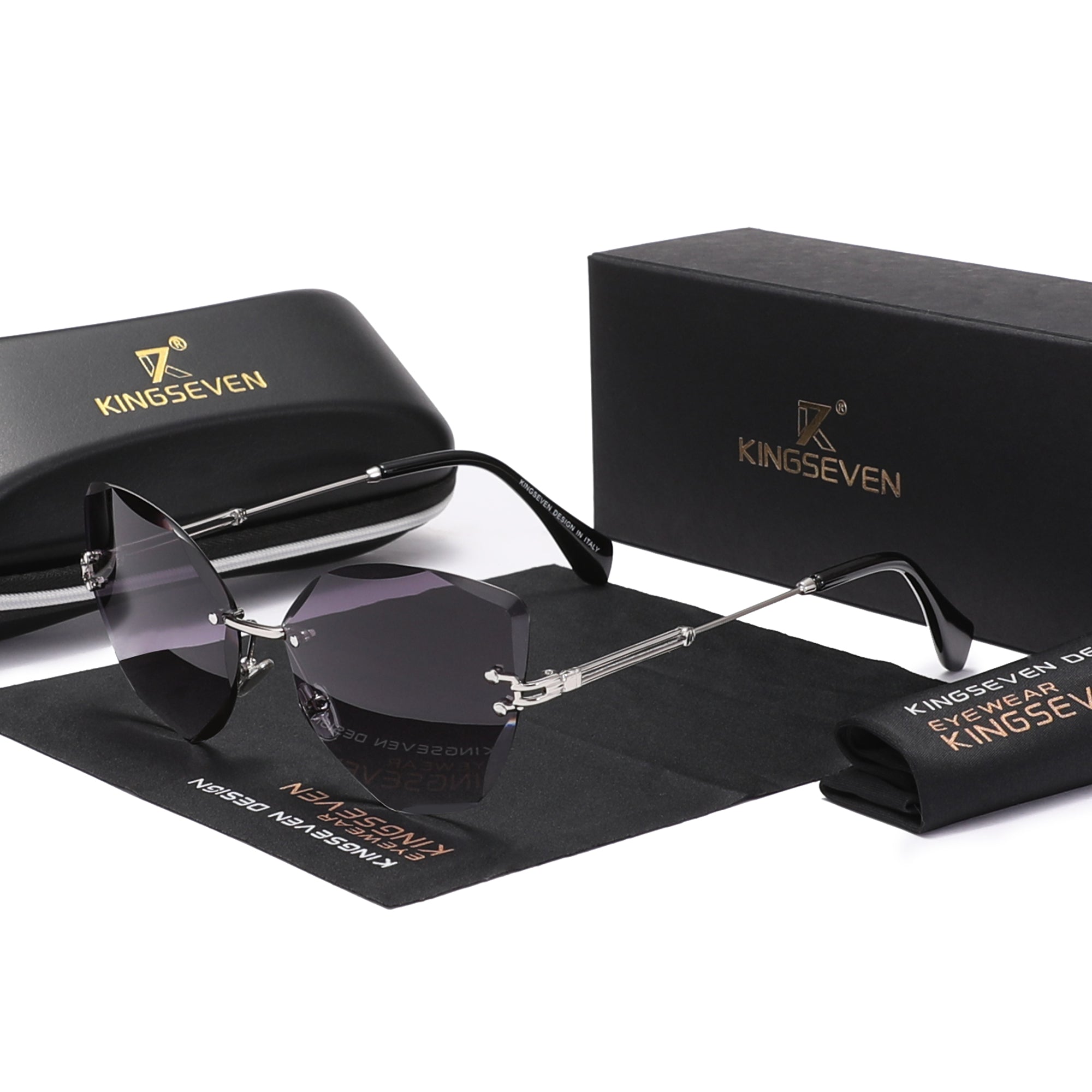 Kingseven - 2025 Designer Sunglasses with Polarized Lenses – Stylish Eyewear for Men and Women