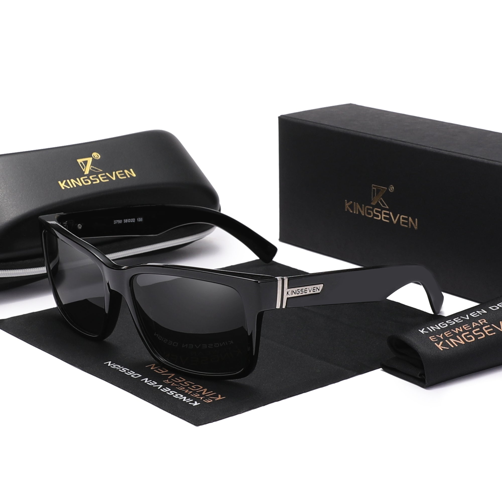 Kingseven - 2025 Designer Sunglasses with Polarized Lenses – Stylish Eyewear for Men and Women
