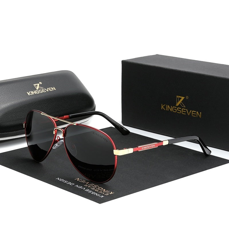 Kingseven - 2025 Designer Sunglasses with Polarized Lenses – Stylish Eyewear for Men and Women