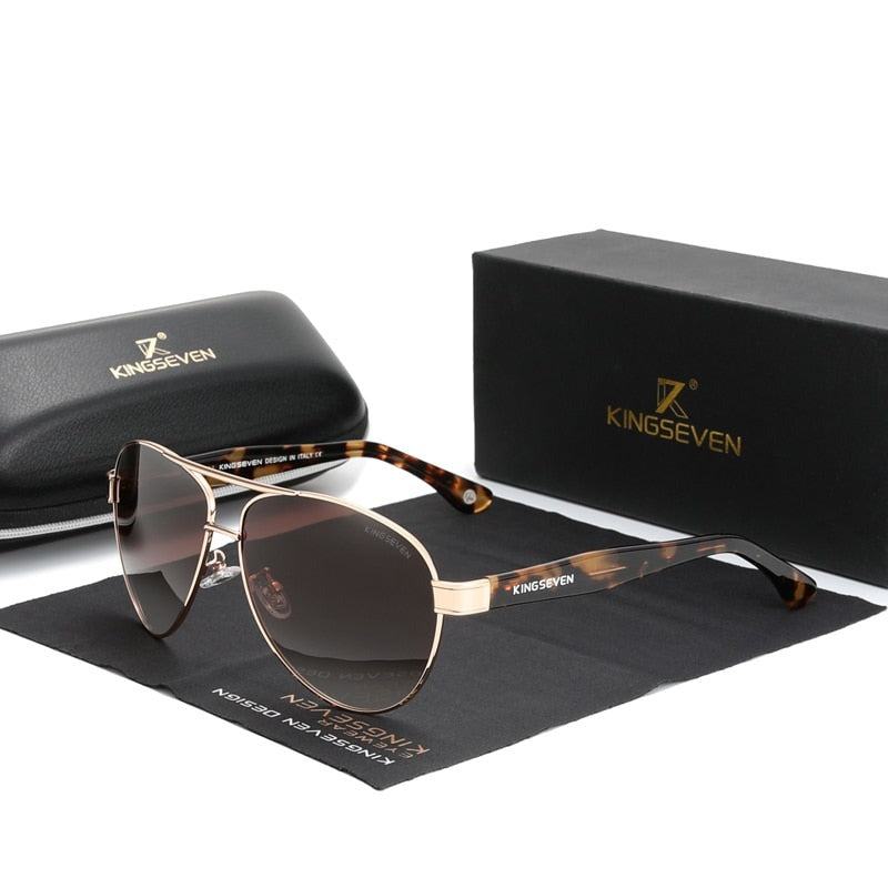 Kingseven - 2025 Designer Sunglasses with Polarized Lenses – Stylish Eyewear for Men and Women