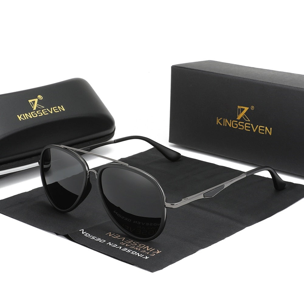 Kingseven - 2025 Designer Sunglasses with Polarized Lenses – Stylish Eyewear for Men and Women