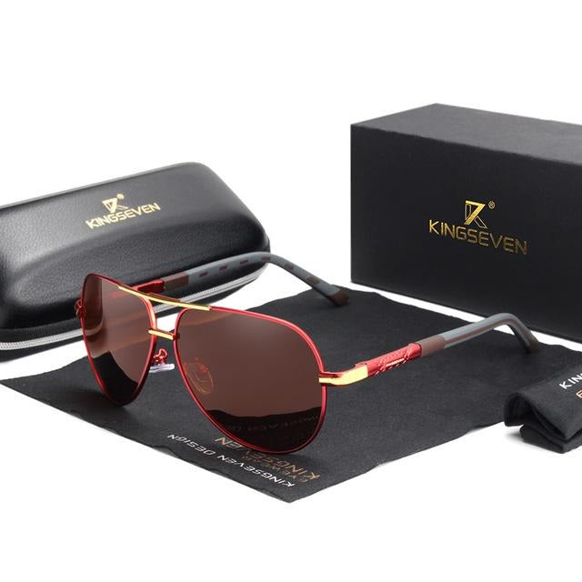 Kingseven - 2025 Designer Sunglasses with Polarized Lenses – Stylish Eyewear for Men and Women