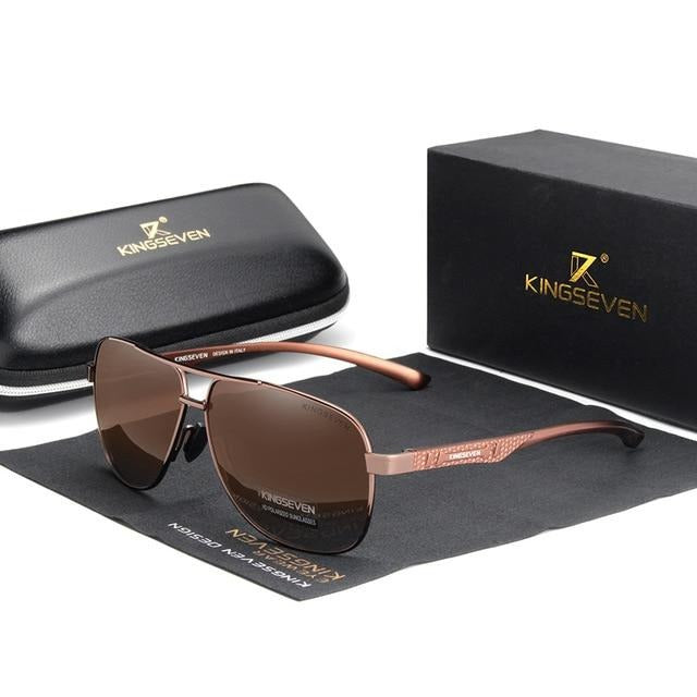 Kingseven - 2025 Designer Sunglasses with Polarized Lenses – Stylish Eyewear for Men and Women