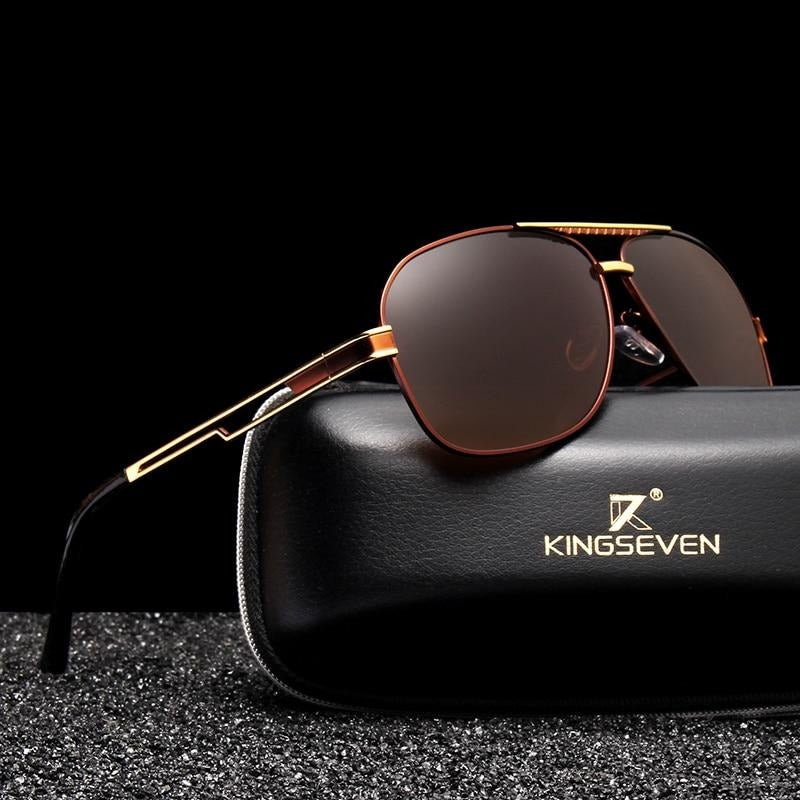 Kingseven - 2025 Designer Sunglasses with Polarized Lenses – Stylish Eyewear for Men and Women